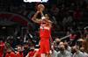 明日奇才战雄鹿 库兹马因右膝肌腱炎将继续缺席本场比赛